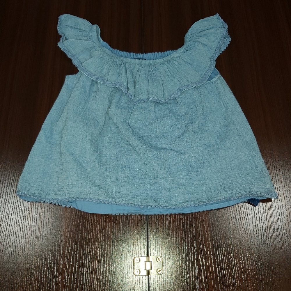 POLO Girls Sleeveless Shirt Top Size 8